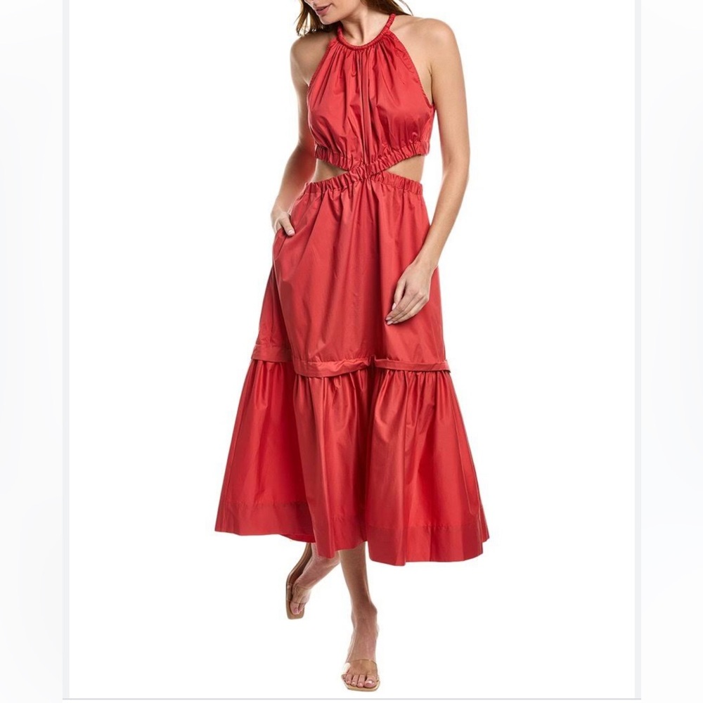 A.L.C. Whitney Midi Cut Out Dress Sz 0